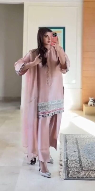 Aglow Light Pink Natural Crap Embroidery Work Salwar Suit | Jump Suits, Salwar suit, Casual Suits, Creative suits, Designer Suits, Palazzo Suits, Party Wear Suits, Patiala Suits, Straight Suits