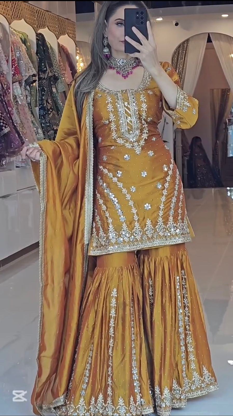 Angelic Yellow Chinon Silk Embroidery Work Salwar Suit | Jump Suits, Salwar suit, Casual Suits, Creative suits, Designer Suits, Palazzo Suits, Party Wear Suits, Patiala Suits, Straight Suits