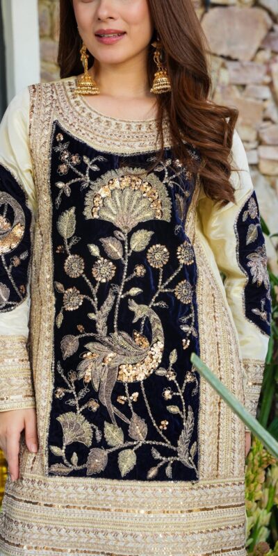 Black Glass Organza Silk Sequence Work Salwar Suit | Jump Suits, Salwar suit, Casual Suits, Creative suits, Designer Suits, Palazzo Suits, Party Wear Suits, Patiala Suits, Straight Suits