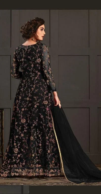 Black Net Stone Work Salwar Suit | Jump Suits, Salwar suit, Casual Suits, Creative suits, Designer Suits, Palazzo Suits, Party Wear Suits, Patiala Suits, Straight Suits