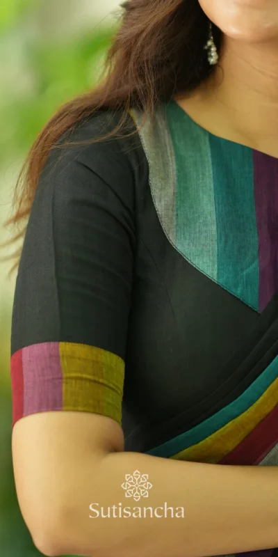 Black Soft Cotton With Digital Print Saree | Sarees, Bollywood Sarees, Creative Sarees, Designer Sarees, Embroidered Sarees, Ethnic Saree, Modern Digital sarees, Party Wear Sarees