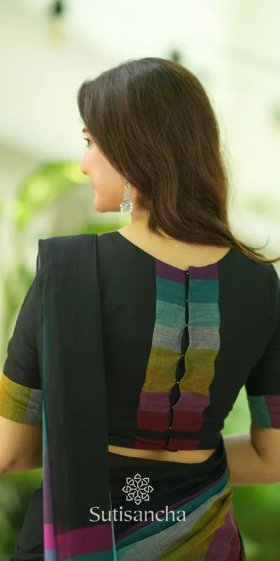 Black Soft Cotton With Digital Print Saree | Sarees, Bollywood Sarees, Creative Sarees, Designer Sarees, Embroidered Sarees, Ethnic Saree, Modern Digital sarees, Party Wear Sarees