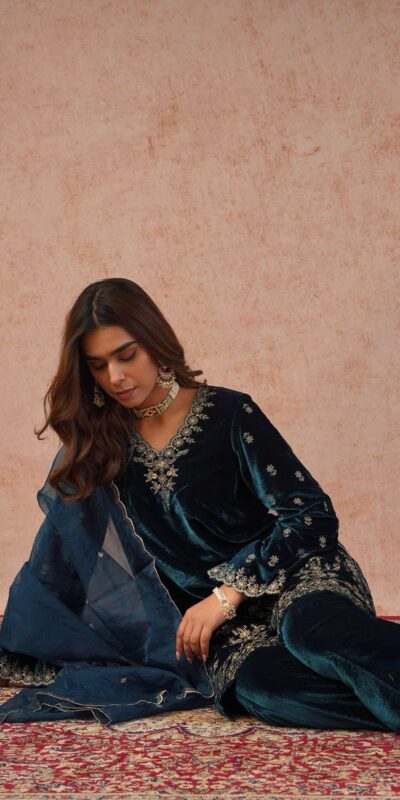 Blue Organza Embroidery Work Salwar Suit | Jump Suits, Salwar suit, Casual Suits, Creative suits, Designer Suits, Palazzo Suits, Party Wear Suits, Patiala Suits, Straight Suits