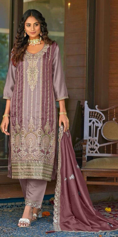 Brown Vichitra Embroidery Codding Sequence Salwar Suit | Jump Suits, Salwar suit, Casual Suits, Creative suits, Designer Suits, Palazzo Suits, Party Wear Suits, Patiala Suits, Straight Suits