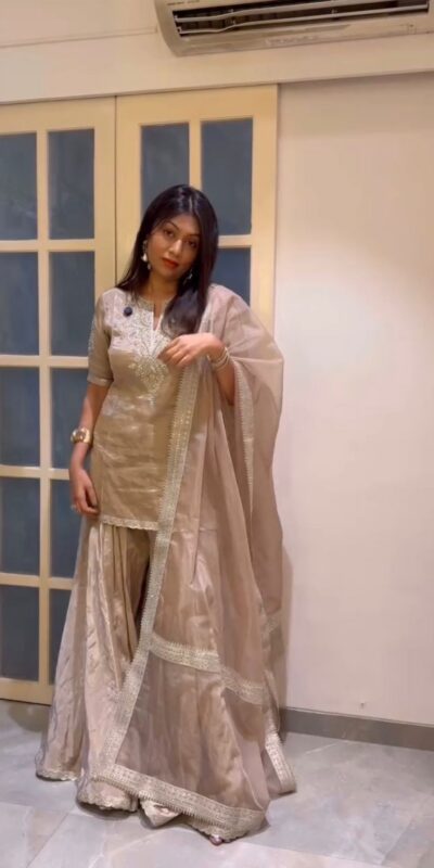 Chiku Crunchy Embroidery Work Salwar Suit | Jump Suits, Salwar suit, Casual Suits, Creative suits, Designer Suits, Palazzo Suits, Party Wear Suits, Patiala Suits, Straight Suits