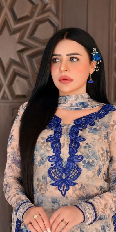 SRK 5352 Cream Faux Georgette Salwar Suit with Designer Work. Affordable Price ₹2049. Delivery 4-6 Working Days. Shop now. | Jump Suits, Salwar suit, Casual Suits, Creative suits, Designer Suits, Palazzo Suits, Party Wear Suits, Patiala Suits, Straight Suits
