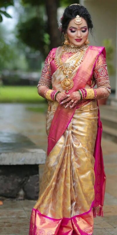 Cream Soft Lichi Silk Saree | Sarees, Bollywood Sarees, Creative Sarees, Designer Sarees, Embroidered Sarees, Ethnic Saree, Modern Digital sarees, Party Wear Sarees
