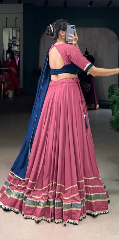 Dark Pink Rayon Lace Lehenga Choli | Lehenga, Bollywood Lehenga, Creative Lehenga, Designer Lehenga, Embroidered Lehenga, Party Wear Lehenga