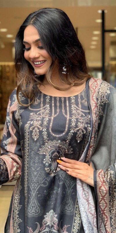 Elegant Black Maslin Digital Prints Salwar Suit | Jump Suits, Salwar suit, Casual Suits, Creative suits, Designer Suits, Palazzo Suits, Party Wear Suits, Patiala Suits, Straight Suits
