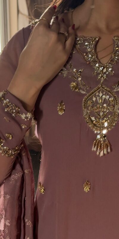 Elegant Onion Georgette Embroider Work Salwar Suit | Jump Suits, Salwar suit, Casual Suits, Creative suits, Designer Suits, Palazzo Suits, Party Wear Suits, Patiala Suits, Straight Suits