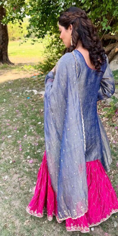 Gray Fandy With Embroidery Work Salwar Suit | Jump Suits, Tops & Bottoms, Track Suits, Salwar suit, Casual Suits, Creative suits, Designer Suits, Palazzo Suits, Party Wear Suits, Patiala Suits, Straight Suits, Trendy Wear