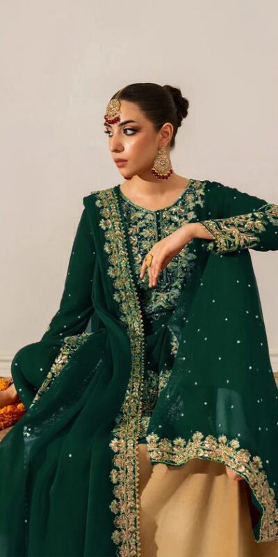 Green Faux Georgette Lace Work Salwar Suit | Jump Suits, Salwar suit, Casual Suits, Creative suits, Designer Suits, Palazzo Suits, Party Wear Suits, Patiala Suits, Straight Suits