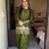 Green Japan Satin Silk Sequence Work Salwar Suit | Jump Suits, Salwar suit, Casual Suits, Creative suits, Designer Suits, Palazzo Suits, Party Wear Suits, Patiala Suits, Straight Suits
