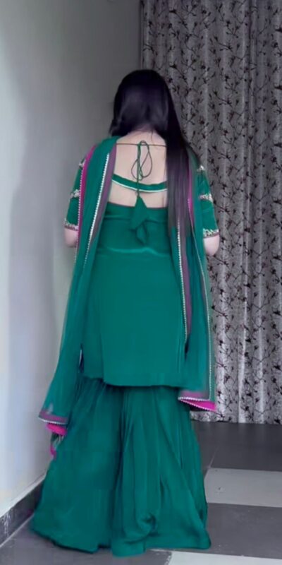 Green Natural Crap Embroidery Lace Work Sawlar Suit | Jump Suits, Salwar suit, Casual Suits, Creative suits, Designer Suits, Palazzo Suits, Party Wear Suits, Patiala Suits, Straight Suits