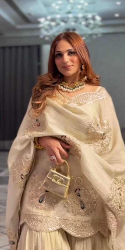 Half White Chinon Silk Sequence Work Salwar Suit | Jump Suits, Salwar suit, Casual Suits, Creative suits, Designer Suits, Palazzo Suits, Party Wear Suits, Patiala Suits, Straight Suits