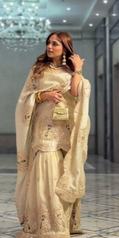 Half White Chinon Silk Sequence Work Salwar Suit | Jump Suits, Salwar suit, Casual Suits, Creative suits, Designer Suits, Palazzo Suits, Party Wear Suits, Patiala Suits, Straight Suits
