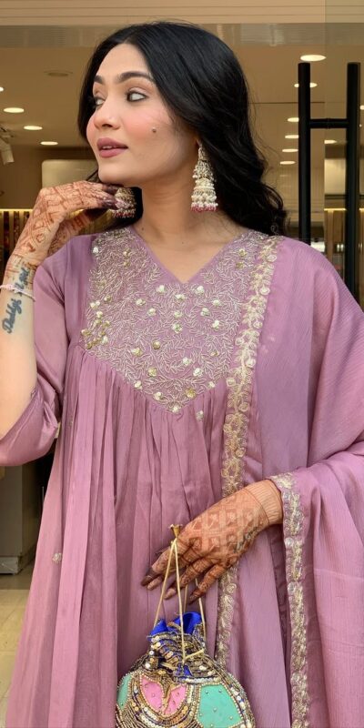 Lavender Cotton Silk Mirror Work Salwar Suit | Jump Suits, Salwar suit, Casual Suits, Creative suits, Designer Suits, Palazzo Suits, Party Wear Suits, Patiala Suits, Straight Suits