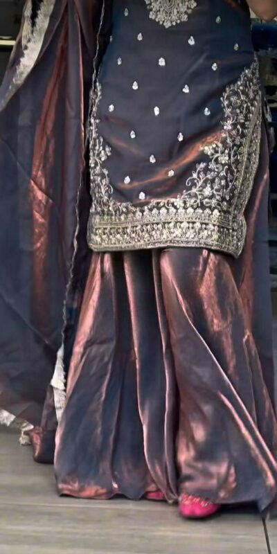 Lavender Fandy Silk Embroidery Lace Work Salwar Suit | Jump Suits, Salwar suit, Casual Suits, Creative suits, Designer Suits, Palazzo Suits, Party Wear Suits, Patiala Suits, Straight Suits