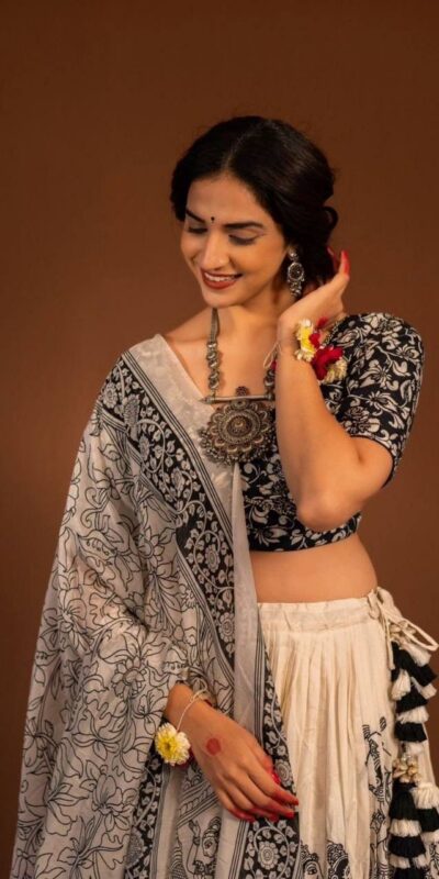 Light Peach Cotton Kalamkari Print Lehenga Choli | Lehenga, Bollywood Lehenga, Creative Lehenga, Designer Lehenga, Embroidered Lehenga, Party Wear Lehenga