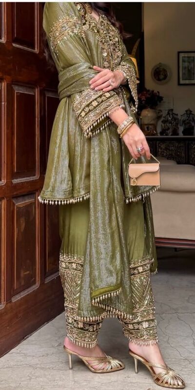 Mahendi Nylon With Embroidery Work Salwar Suit | Jump Suits, Salwar suit, Casual Suits, Creative suits, Designer Suits, Palazzo Suits, Party Wear Suits, Patiala Suits, Straight Suits