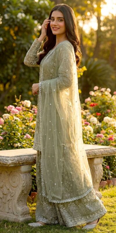 Mahendi Pure Organza Silk Embroidery Work Salwar Suit | Jump Suits, Salwar suit, Casual Suits, Creative suits, Designer Suits, Palazzo Suits, Party Wear Suits, Patiala Suits, Straight Suits