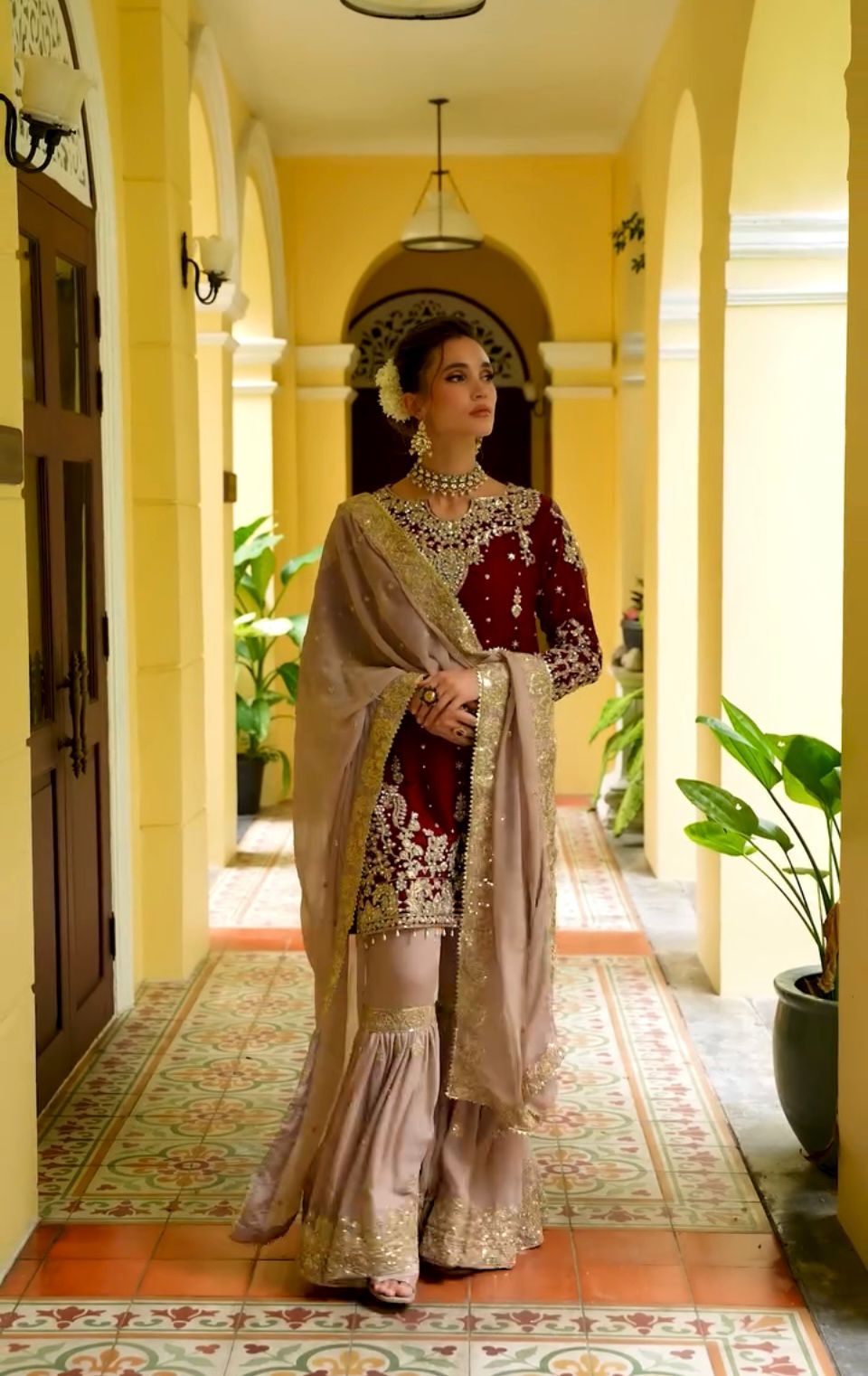 Maroon Fox Georgette With Embroidery Work Salwar Suit | Jump Suits, Salwar suit, Casual Suits, Creative suits, Designer Suits, Palazzo Suits, Party Wear Suits, Patiala Suits, Straight Suits