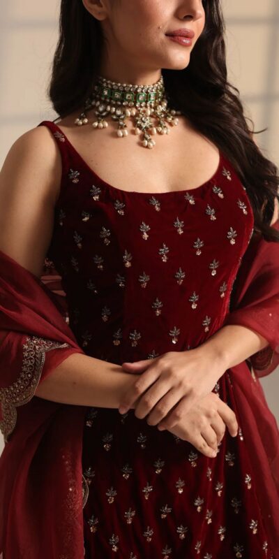 Maroon Roman Glass Embroidery Work Salwar Suit | Jump Suits, Salwar suit, Casual Suits, Creative suits, Designer Suits, Palazzo Suits, Party Wear Suits, Patiala Suits, Straight Suits