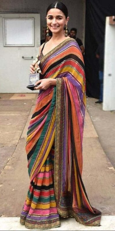 Multi Saree Designer Party Wear Saree | Sarees, Bollywood Sarees, Creative Sarees, Designer Sarees, Embroidered Sarees, Modern Digital sarees, Party Wear Sarees