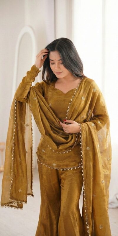 Mustered Fendy Silk Embroidery Lace Work Salwar Suit | Jump Suits, Salwar suit, Casual Suits, Creative suits, Designer Suits, Palazzo Suits, Party Wear Suits, Patiala Suits, Straight Suits