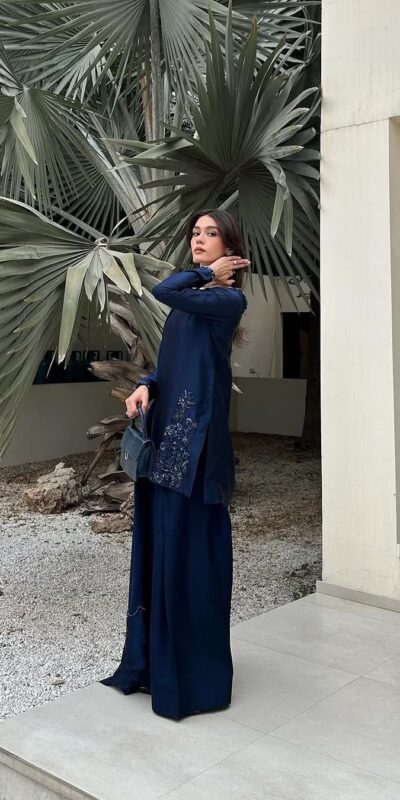 Navy Blue Natural Crep Silk Sequence Work Salwar Suit | Jump Suits, Salwar suit, Casual Suits, Creative suits, Designer Suits, Palazzo Suits, Party Wear Suits, Patiala Suits, Straight Suits