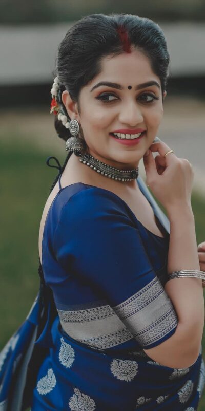 Navy Blue Soft Lichi Silk Lace Border Work Saree | Sarees, Bollywood Sarees, Creative Sarees, Designer Sarees, Embroidered Sarees, Ethnic Saree, Modern Digital sarees, Party Wear Sarees