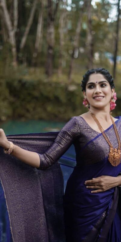 Navy Blue Soft Silk Jacquard All Over Saree | Sarees, Bollywood Sarees, Creative Sarees, Designer Sarees, Embroidered Sarees, Ethnic Saree, Modern Digital sarees, Party Wear Sarees