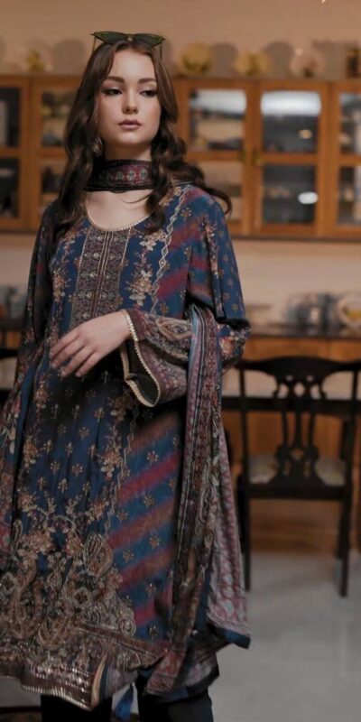 Navy Blue Tabby Satin Digital Print Salwar Suit | Jump Suits, Salwar suit, Casual Suits, Creative suits, Designer Suits, Palazzo Suits, Party Wear Suits, Patiala Suits, Straight Suits
