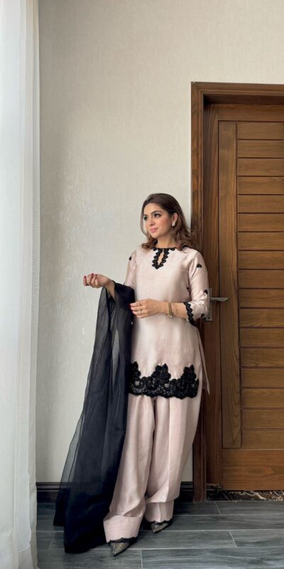 Off White Crape Embroidery Salwar Suit | Jump Suits, Salwar suit, Casual Suits, Creative suits, Designer Suits, Palazzo Suits, Party Wear Suits, Patiala Suits, Straight Suits