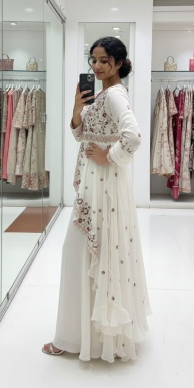 Off White Rangoli Silk Embroidery Work Salwar Suit | Jump Suits, Salwar suit, Casual Suits, Creative suits, Designer Suits, Palazzo Suits, Party Wear Suits, Patiala Suits, Straight Suits