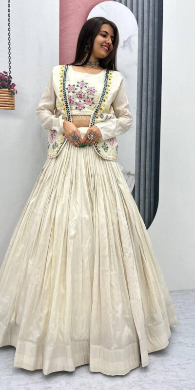 Off White Tissue Simmer Diamond Work Lehenga Choli | Jump Suits, Salwar suit, Casual Suits, Creative suits, Designer Suits, Palazzo Suits, Party Wear Suits, Patiala Suits, Straight Suits