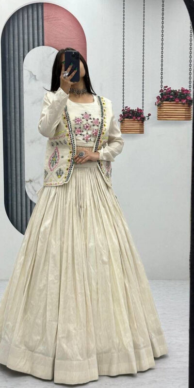 Off White Tissue Simmer Diamond Work Lehenga Choli | Jump Suits, Salwar suit, Casual Suits, Creative suits, Designer Suits, Palazzo Suits, Party Wear Suits, Patiala Suits, Straight Suits