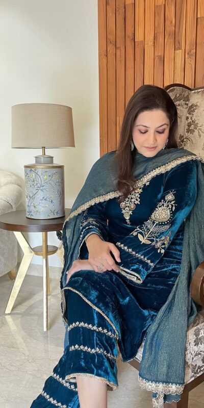Peacock Blue Velvet Sequence Work Salwar Suit | Jump Suits, Tops & Bottoms, Track Suits, Salwar suit, Casual Suits, Creative suits, Designer Suits, Palazzo Suits, Party Wear Suits, Patiala Suits, Straight Suits, Trendy Wear