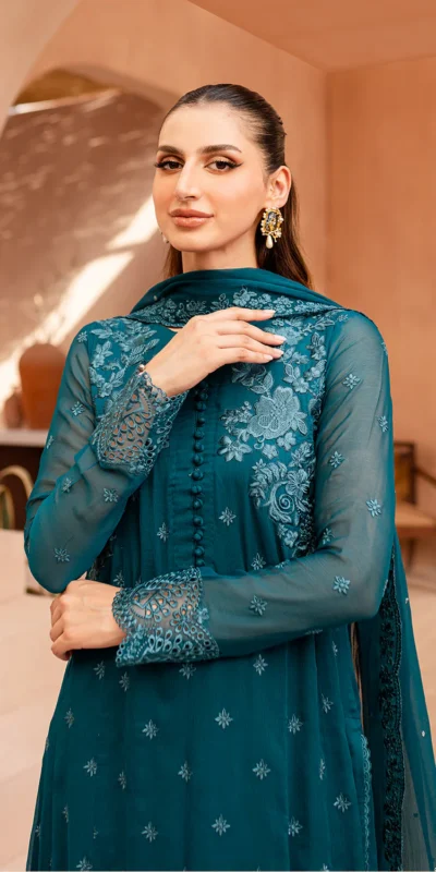Perfect Teal Faux Georgette Embroider Salwar Suit | Jump Suits, Salwar suit, Casual Suits, Creative suits, Designer Suits, Palazzo Suits, Party Wear Suits, Patiala Suits, Straight Suits
