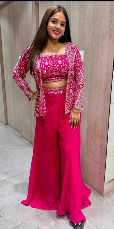 Pink Chinon Silk Embroidery Work Salwar Suit | Jump Suits, Salwar suit, Casual Suits, Creative suits, Designer Suits, Palazzo Suits, Party Wear Suits, Patiala Suits, Straight Suits