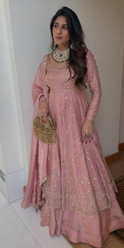 Pink Chinon Silk Lace Embroidery Work Lehenga Choli | Lehenga, Bollywood Lehenga, Creative Lehenga, Designer Lehenga, Embroidered Lehenga, Party Wear Lehenga