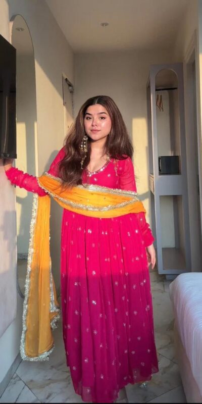 Pink Faux Georgette Embroidery Work Salwar Suit | Jump Suits, Salwar suit, Casual Suits, Creative suits, Designer Suits, Palazzo Suits, Party Wear Suits, Patiala Suits, Straight Suits