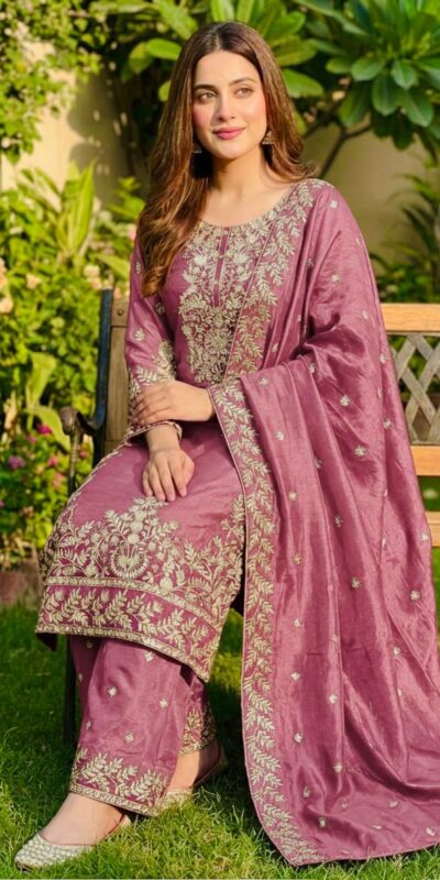 Pink Organza Silk With Sequence Work Salwar Suit | Jump Suits, Salwar suit, Casual Suits, Creative suits, Designer Suits, Palazzo Suits, Party Wear Suits, Patiala Suits, Straight Suits