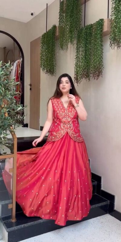 Pink Simar Embroidery Work Lehenga Choli | Lehenga, Bollywood Lehenga, Creative Lehenga, Designer Lehenga, Embroidered Lehenga, Party Wear Lehenga