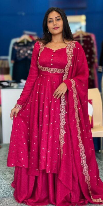 Pink Vichitra Silk Zari Embroidery Work Salwar Suit | Jump Suits, Salwar suit, Casual Suits, Creative suits, Designer Suits, Palazzo Suits, Party Wear Suits, Patiala Suits, Straight Suits