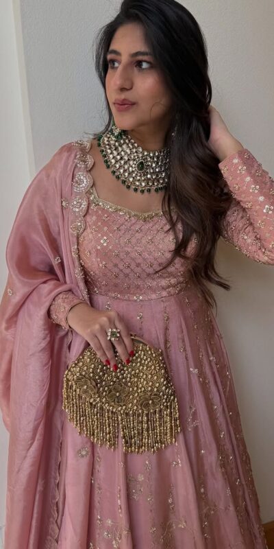 Pink Zimmy Silk Embroidery Work Lehenga Choli | Lehenga, Bollywood Lehenga, Creative Lehenga, Designer Lehenga, Embroidered Lehenga, Party Wear Lehenga