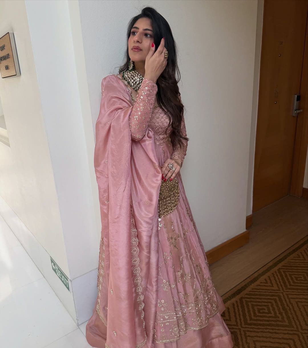 Pink Zimmy Silk Embroidery Work Lehenga Choli | Lehenga, Bollywood Lehenga, Creative Lehenga, Designer Lehenga, Embroidered Lehenga, Party Wear Lehenga