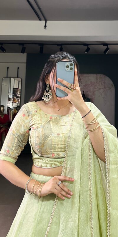 Pista Allen Crush Bead Sequins Work Lehenga Choli | Lehenga, Bollywood Lehenga, Creative Lehenga, Designer Lehenga, Embroidered Lehenga, Party Wear Lehenga