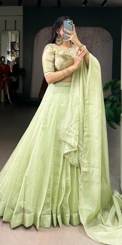 Pista Allen Crush Bead Sequins Work Lehenga Choli | Lehenga, Bollywood Lehenga, Creative Lehenga, Designer Lehenga, Embroidered Lehenga, Party Wear Lehenga