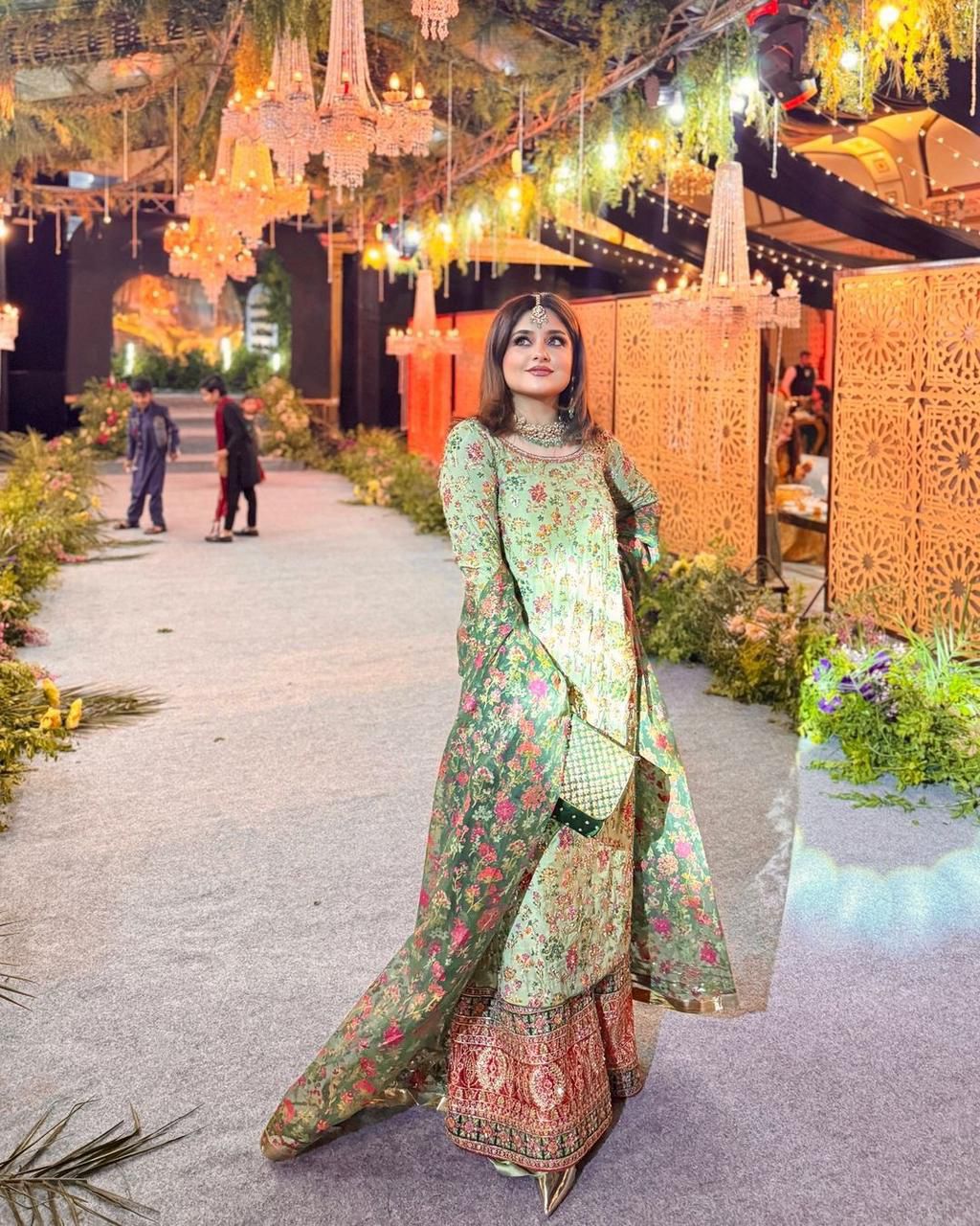 Pista Faux Georgette Lace Work Print Salwar Suit | Jump Suits, Salwar suit, Casual Suits, Creative suits, Designer Suits, Palazzo Suits, Party Wear Suits, Patiala Suits, Straight Suits